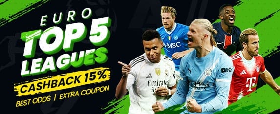 Get 15% Cashback on Every Bet